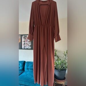 Zara wide leg jumpsuit full sleeve